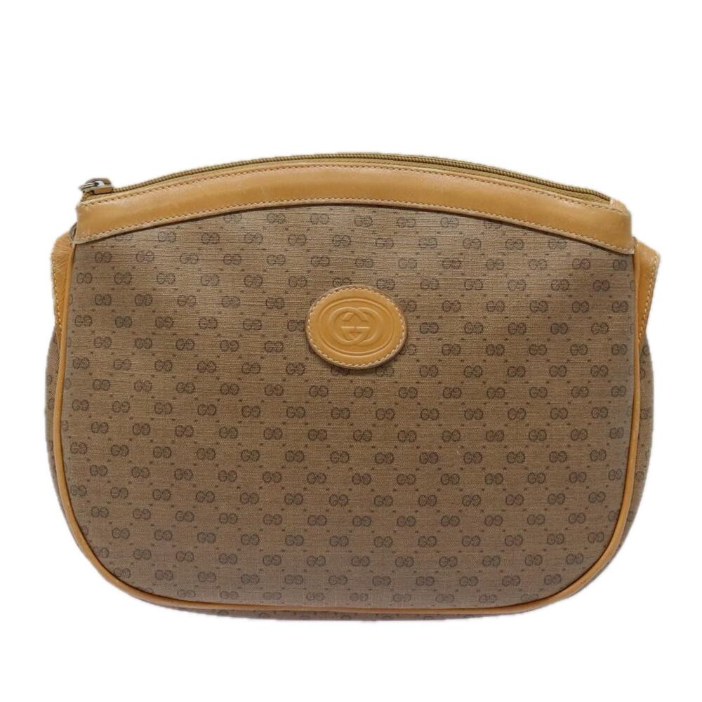 GUCCI Micro GG Supreme Shoulder Bag Pvc Beige Gold 007 87 007 87 - Picture 2 of 16